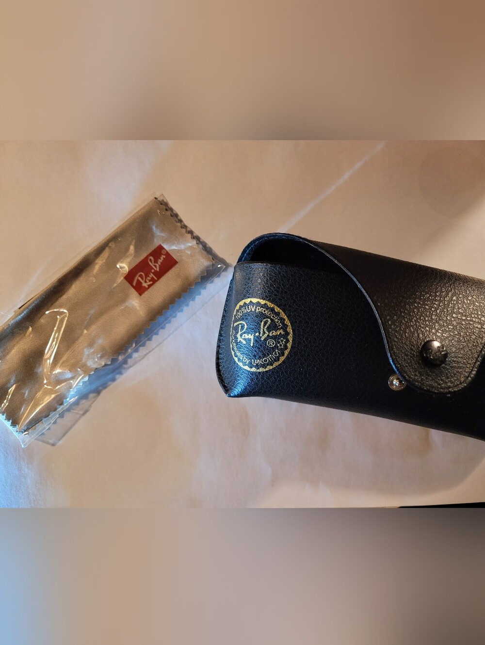 Official Ray-Ban Sunglasses Case & Cleaning Cloth Replacement